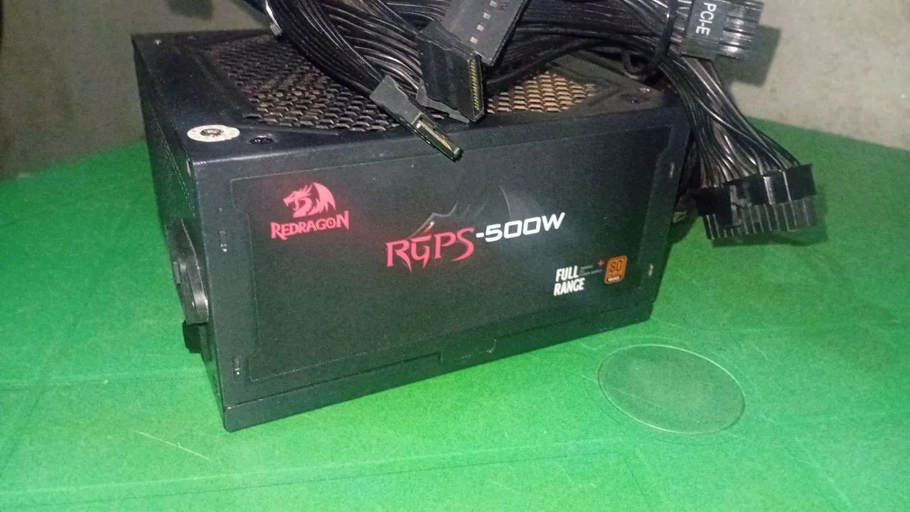 Fonte REDRAGON RGPS 500W 80 Plus Bronze | Com coil whine - Foto 3