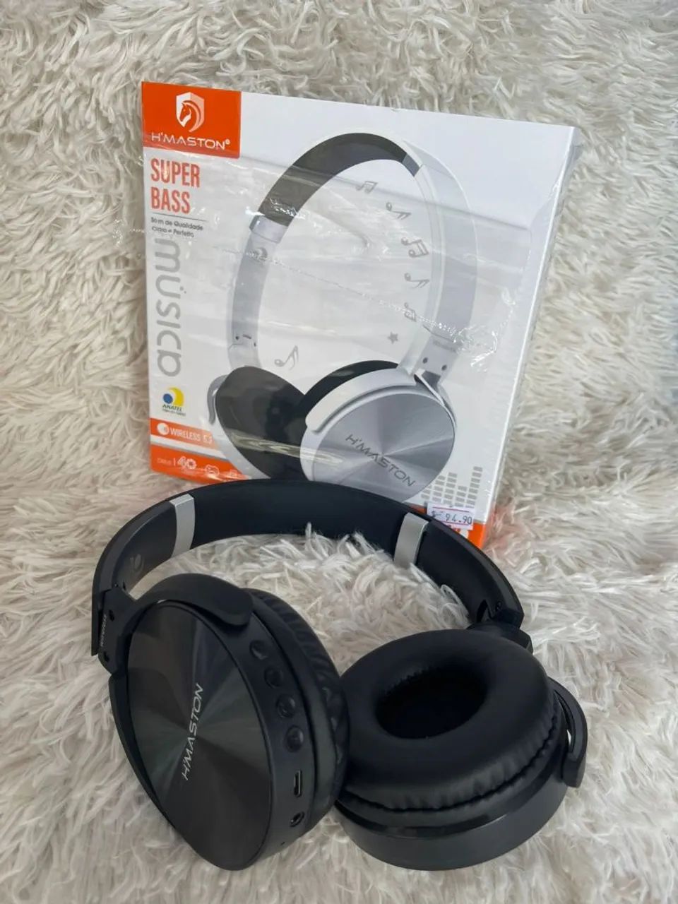 Headphone fone bluetooth sem fio auricular - Foto 2