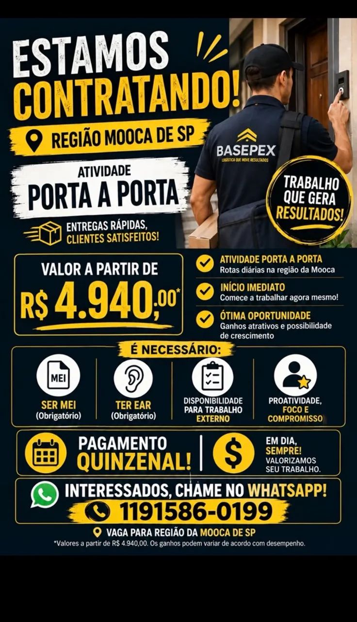 Contratação Imediata 