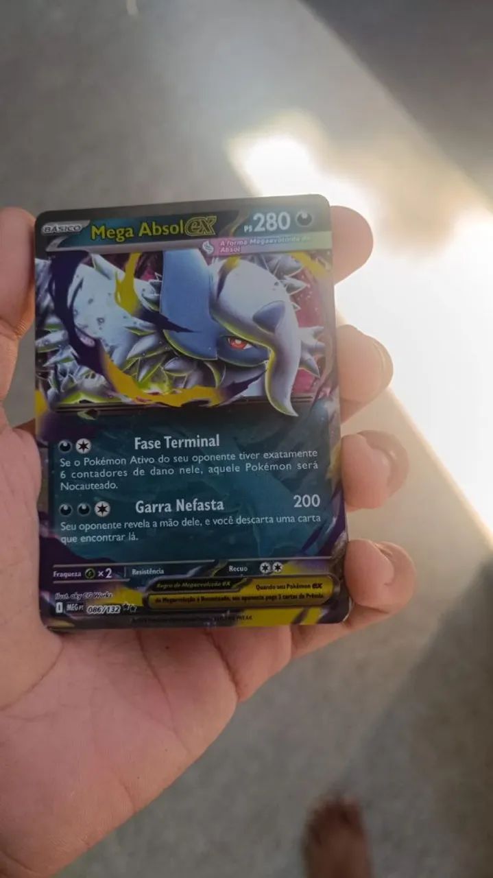 Carta pokémon rara Mega Absol - Foto 3