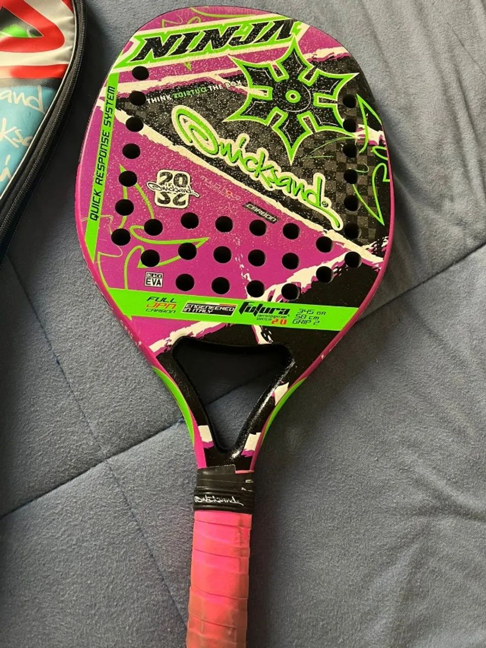 Raquete de Beach Tennis QuickSand Ninja - Esportes de Quadra e Ao