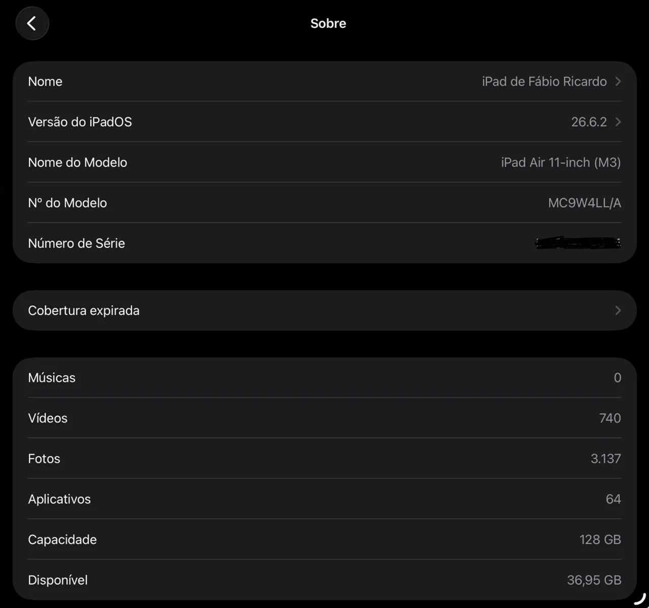 iPad Air CHIP M3 - Impecável + Película Paperlike - Foto 2