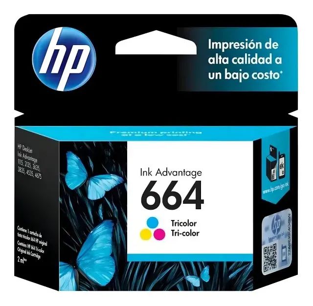 Cartucho 664 Colorido HP  - Foto 2