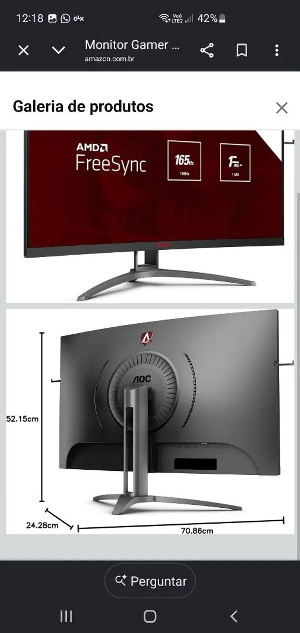 Monitor Gamer AGON  - Foto 4