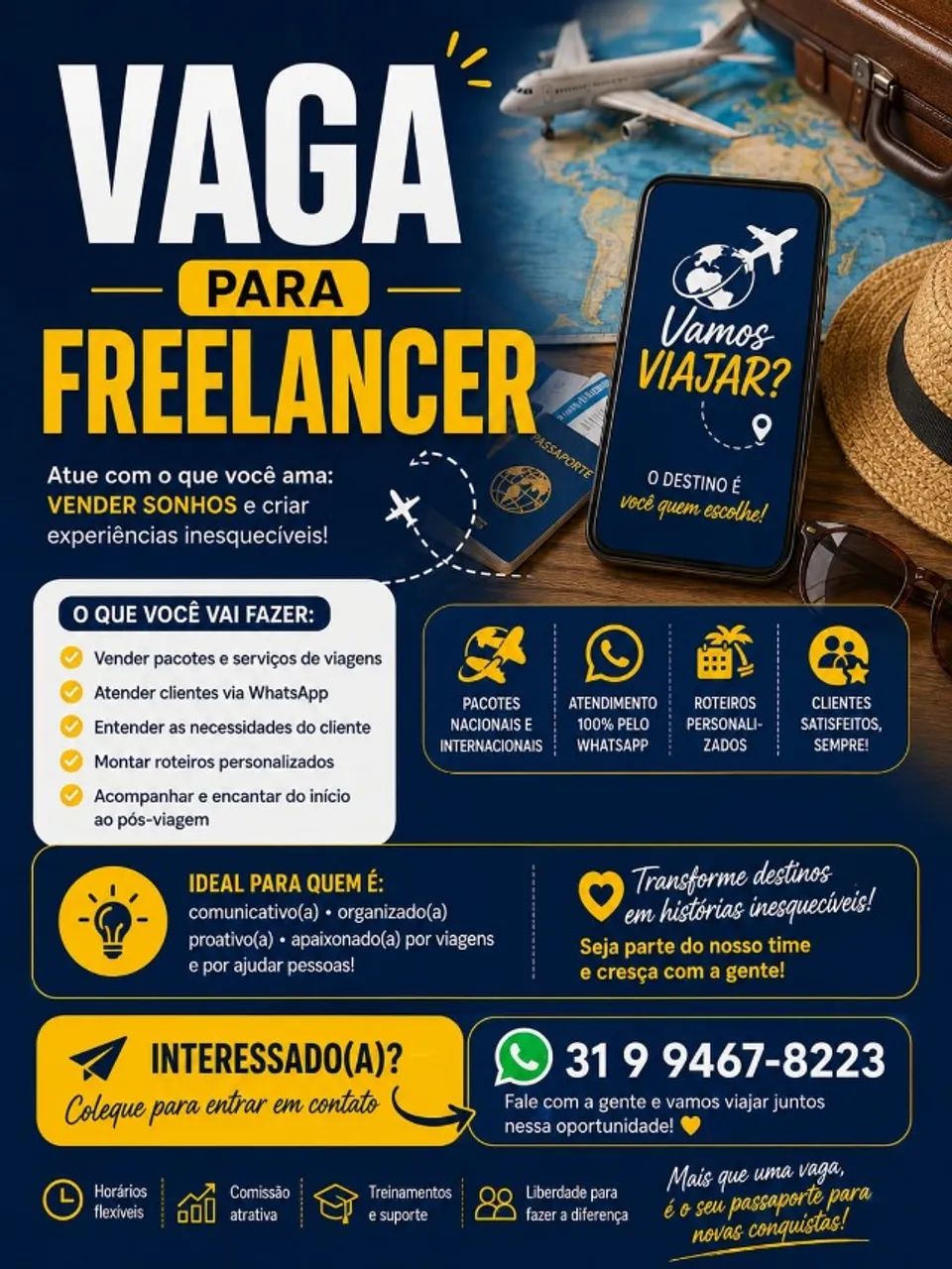 Vaga para freelancer 