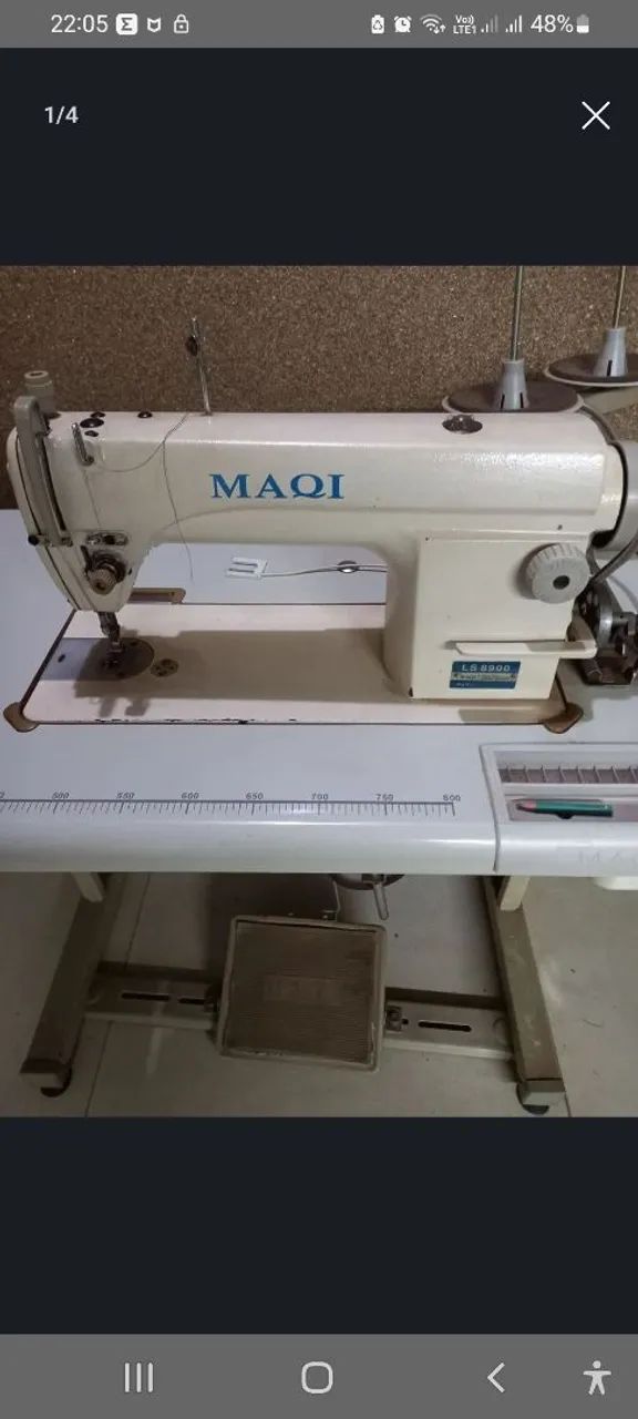 Máquina de costura industrial reta MAQI LS 8900