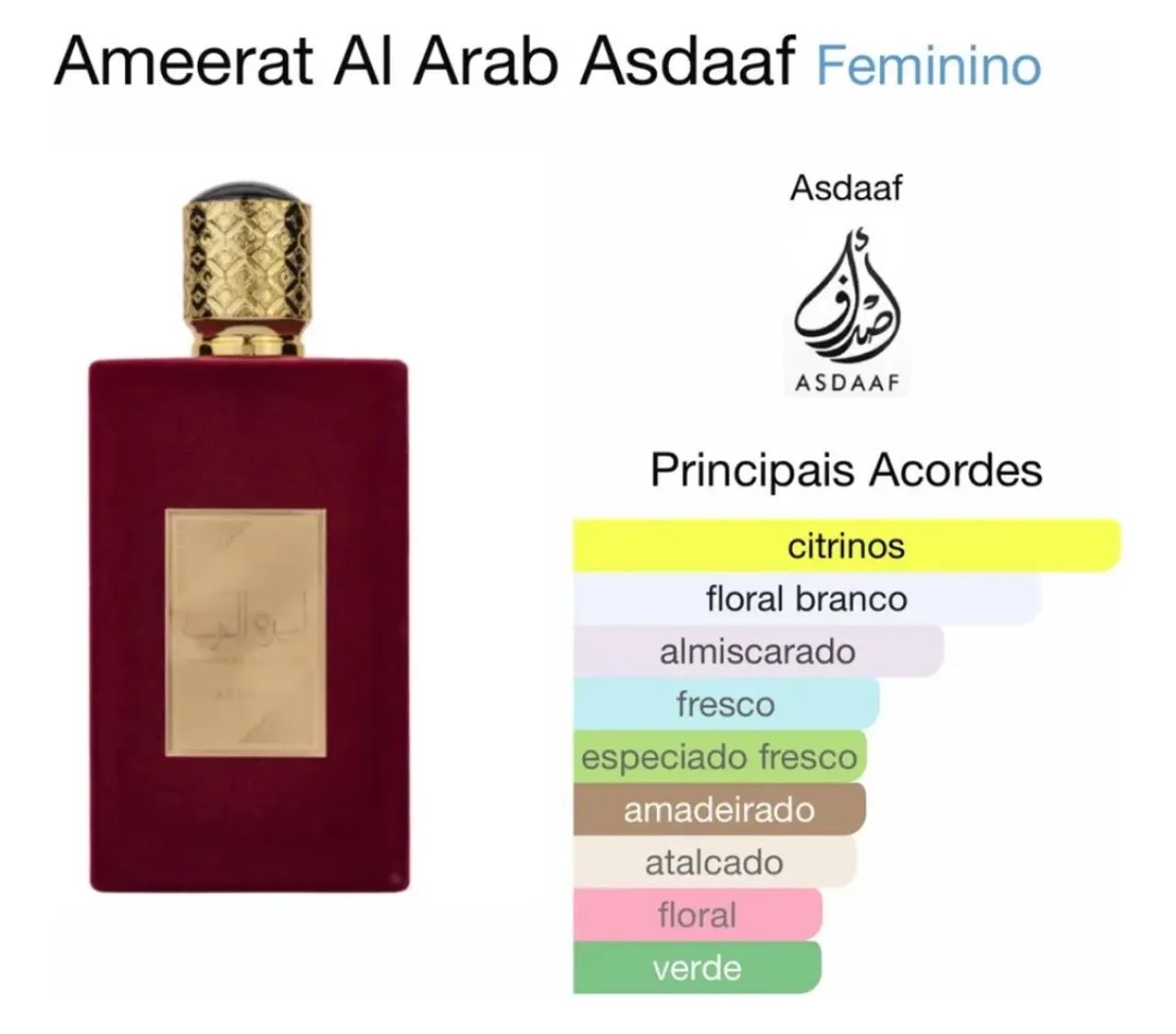 Perfume Ameerat al Arab  - Foto 2