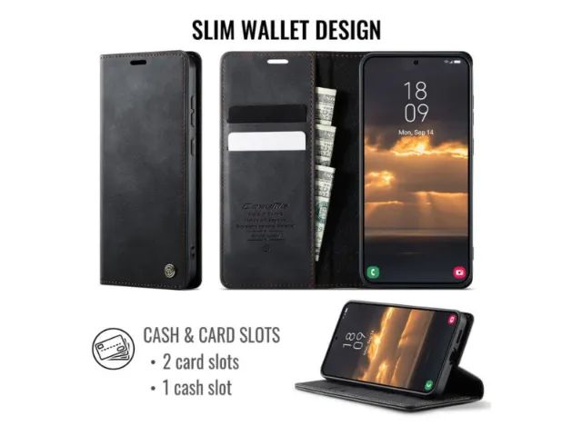 Capa Carteira CASEME em Couro ALTO PADRÃO Para Samsung S26  - Foto 2