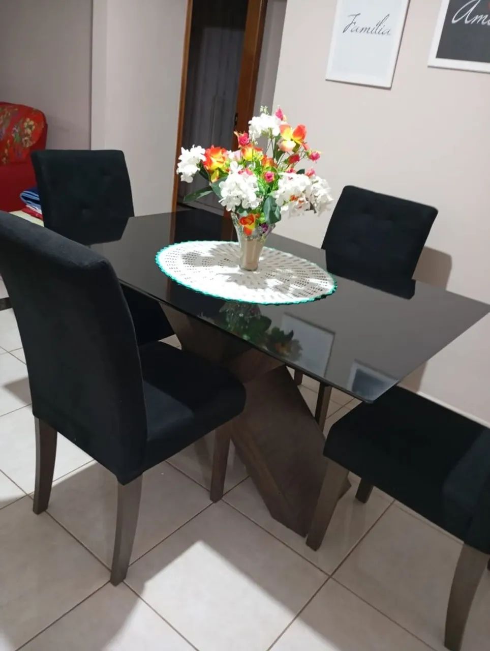 Conjunto de mesa com 4 cadeiras - Foto 5