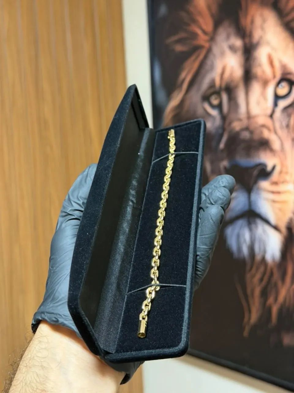 PULSEIRA CADEADO OURO 18K - Foto 2