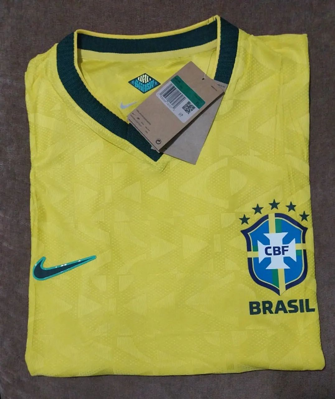 Camisa versão jogador do Brasil  - Foto 3