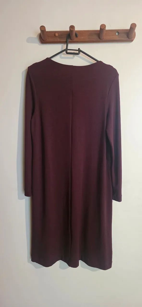 Vestido Inverno  HM vinho  - Foto 2