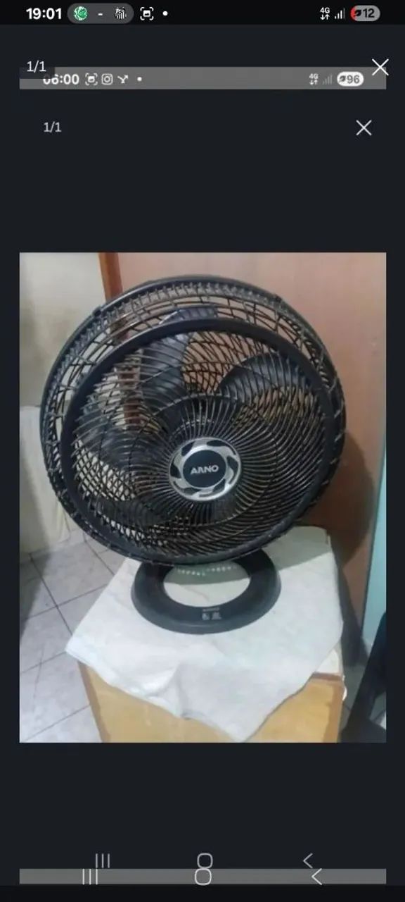 Ventilador arno 50cm