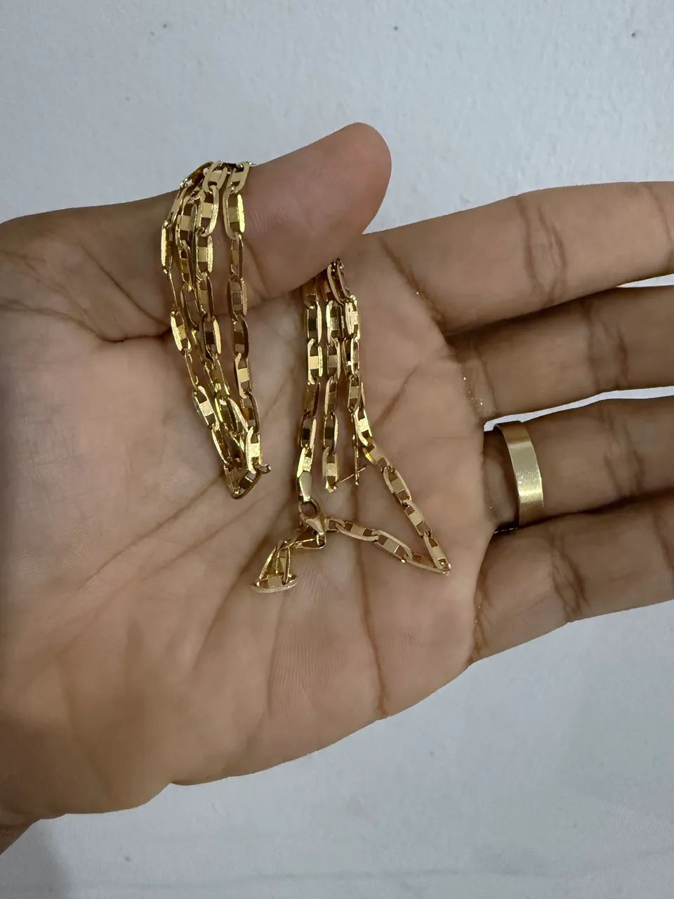 Vendo corrente de ouro piastrine - Foto 4