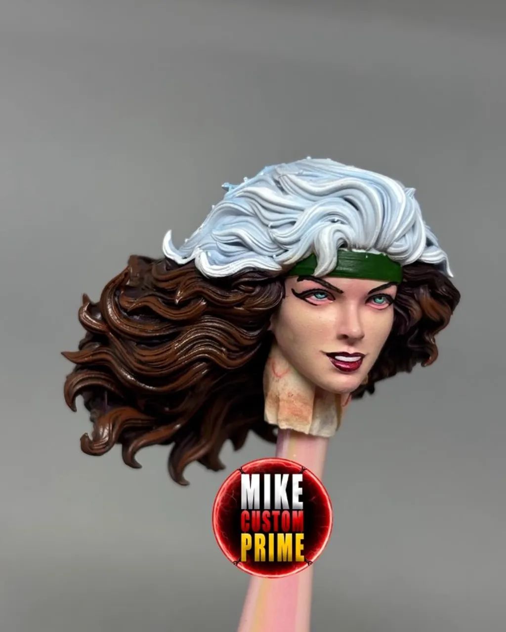 head custom rogue jim lee  padrão marvel legends  - Foto 2