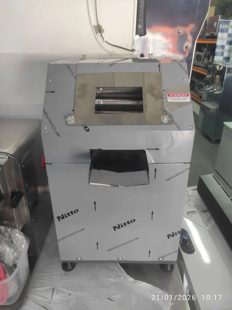 Bh Garapeira inox 200L com botão reverso 