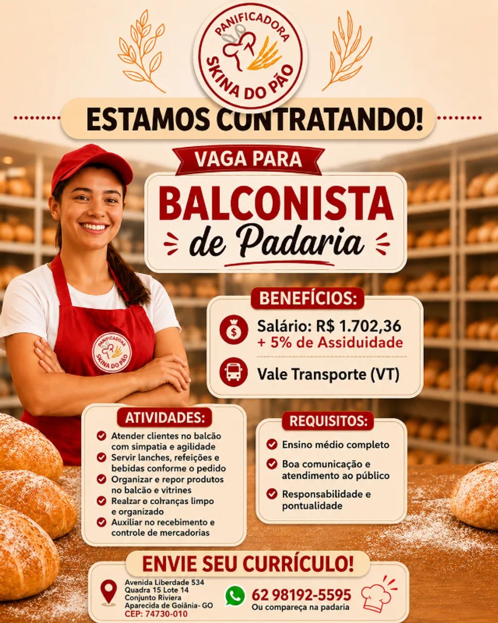 VAGA DE BALCONISTA 