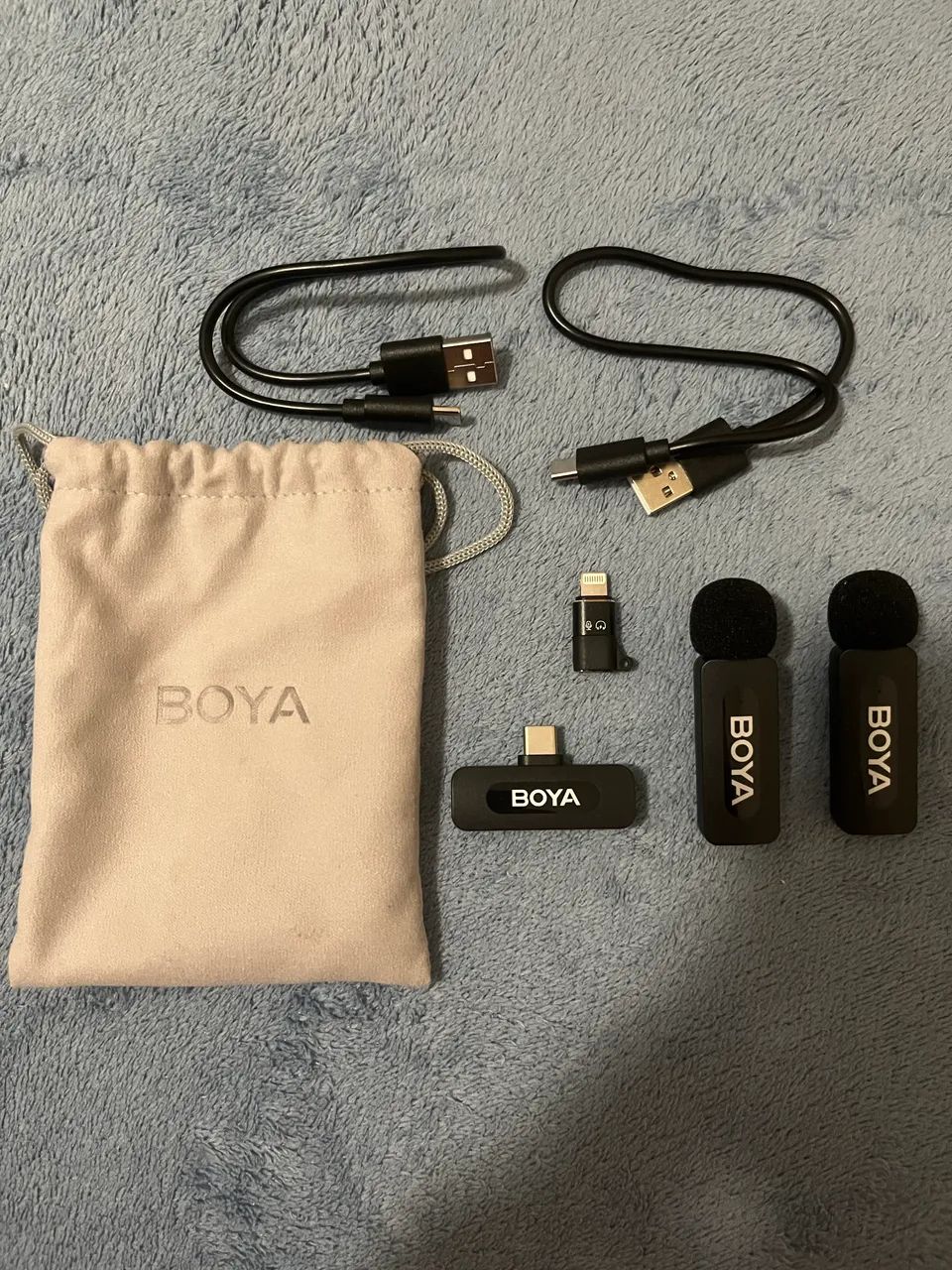 Microfone Boya V10 - usado 1 vez