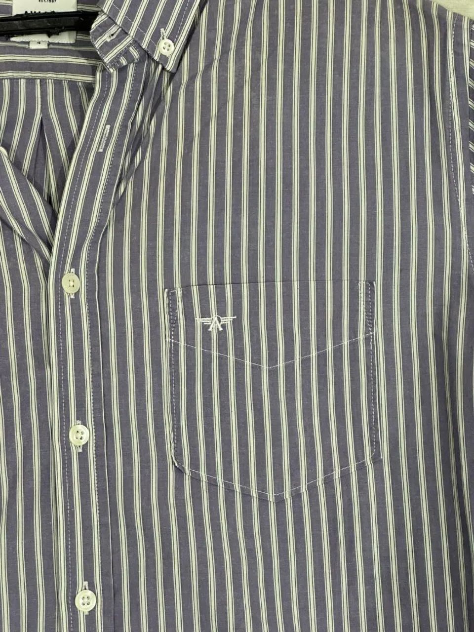 CAMISA SOCIAL LISTRADA | MARCA AVIATOR - Foto 4