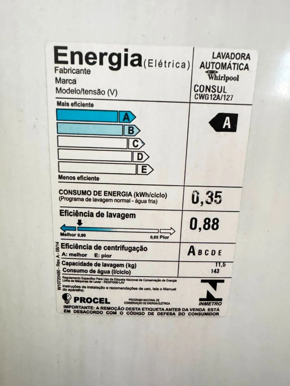 lavadoura de roupa automatica Consul Facilite 11,5 kg - Foto 2