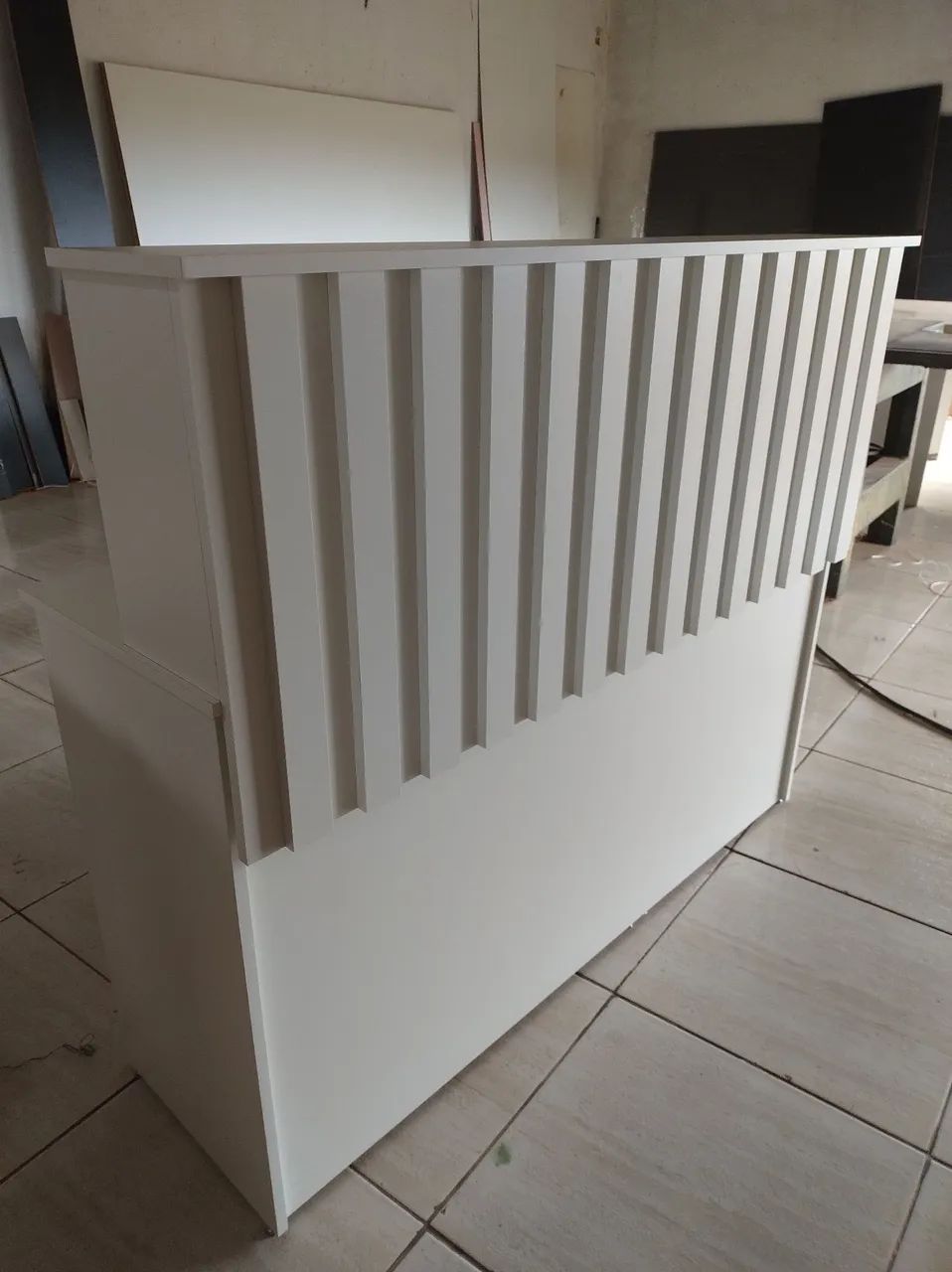 Balcão com detalhe ripado 100% mdf - Foto 4
