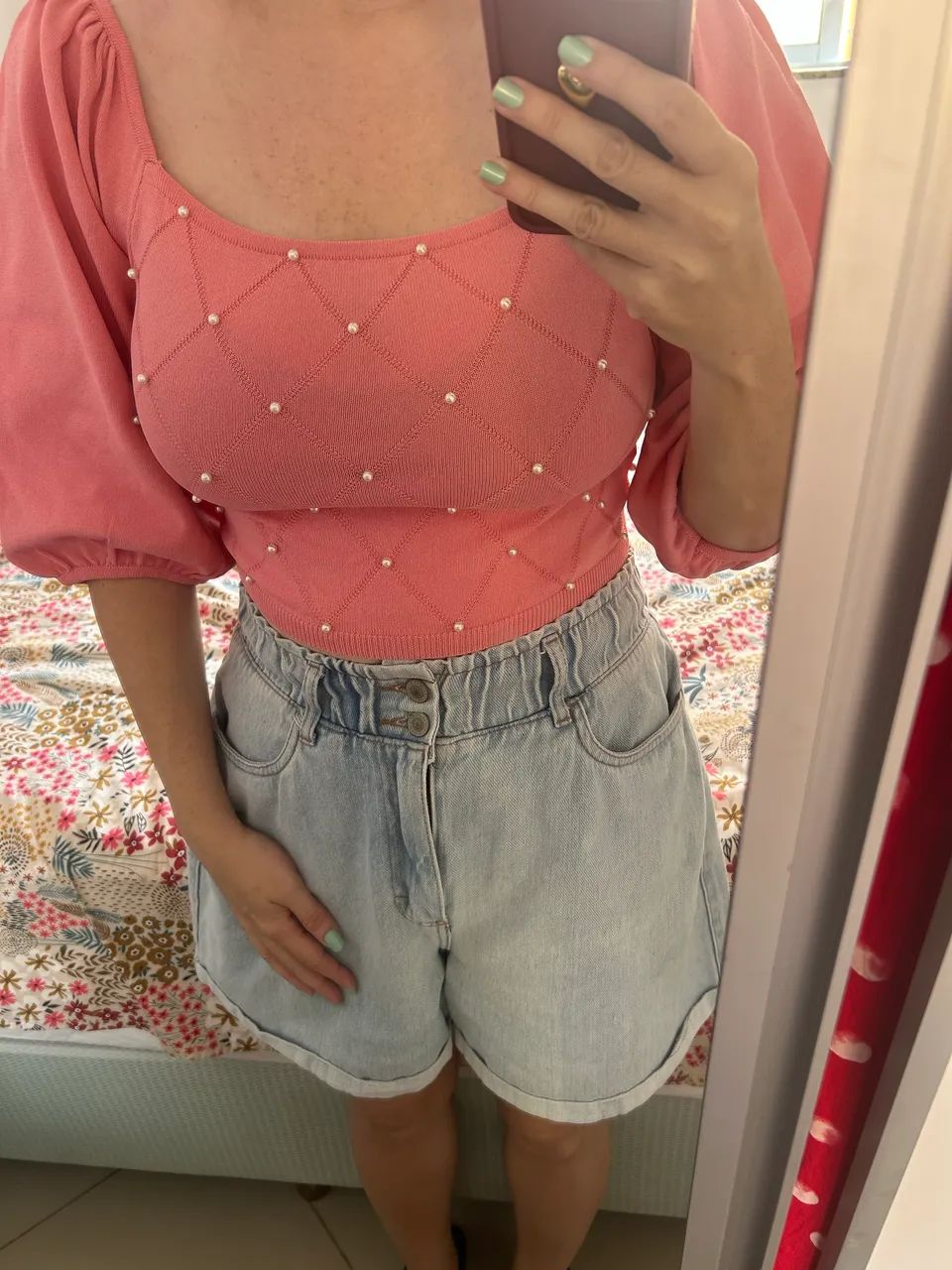 Blusa de Malha estilo Cropped - Foto 3