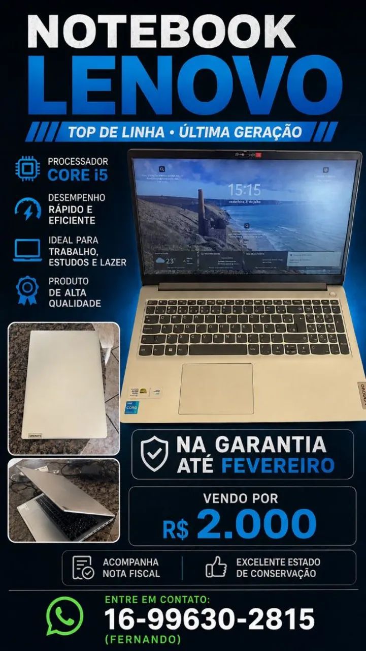 Notebook Lenovo Windows 11