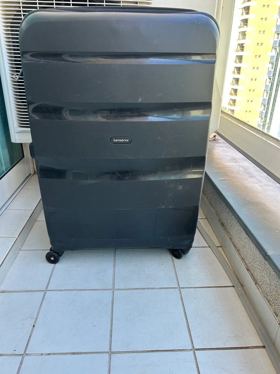 MALA DE VIAGEM SAMSONITE SPIN AIR 55 SPN EXP preta