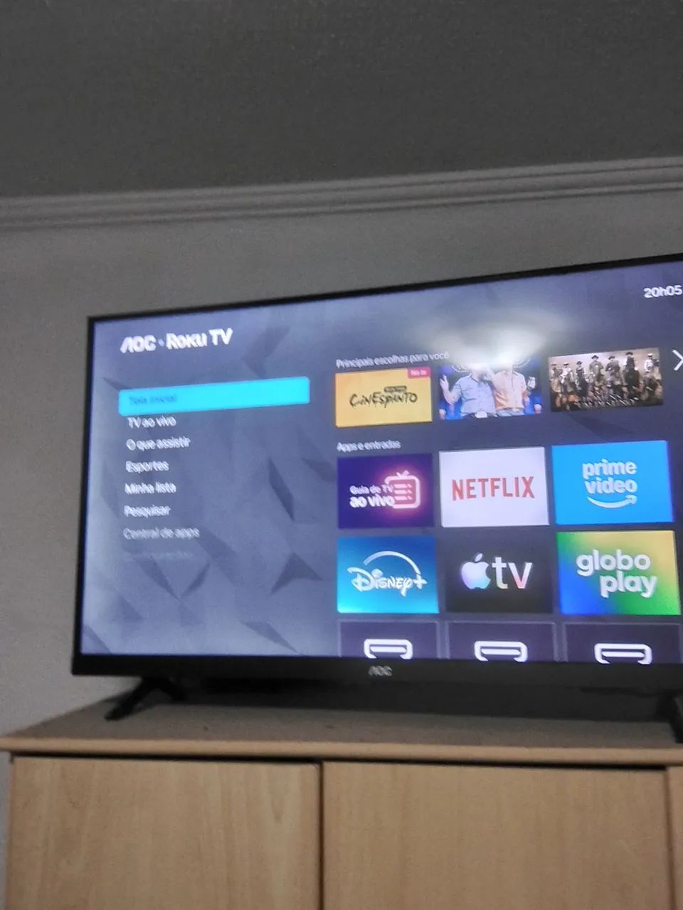 TV AOC Roku smart TV 32 polegadas  - Foto 4
