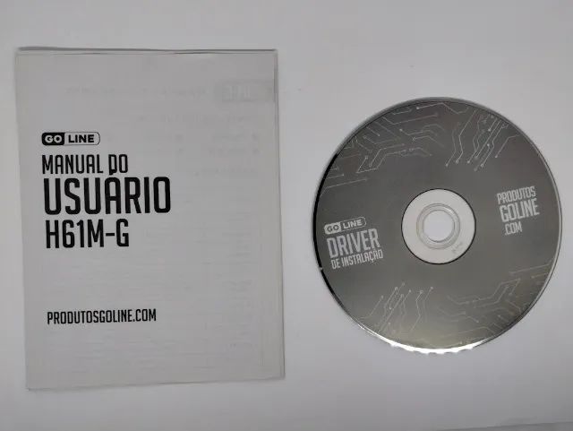Manual E Cd De Placa Mãe: Goline H61m-g - Foto 2