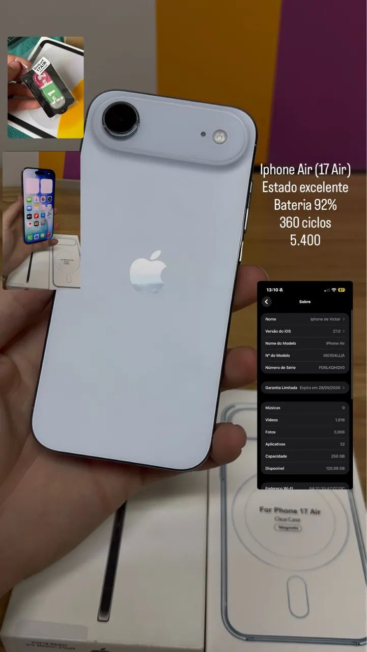 Iphone 17 Air excelente  - Foto 3