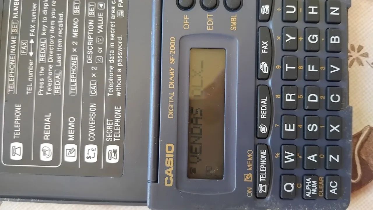 Agenda eletrônica Casio - Foto 4