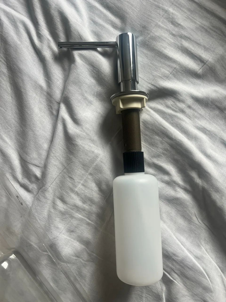 Dosador de Sabão Franke de Embutir e Sobrepor Em Aço Inox Cromado Alto Brilho 250ml 08326