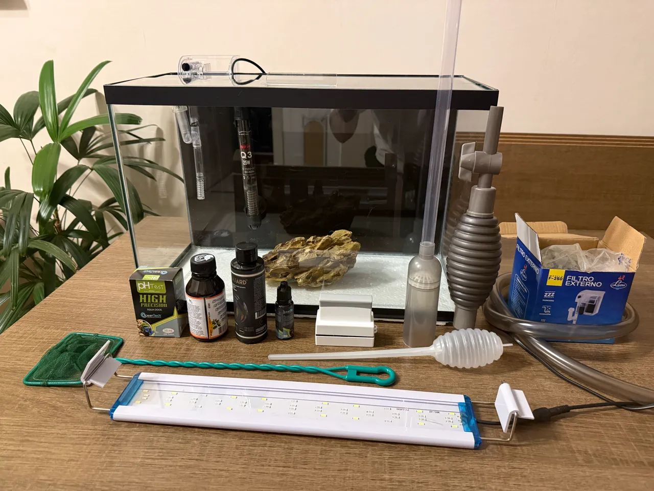 Aquário 26l completo com acessórios