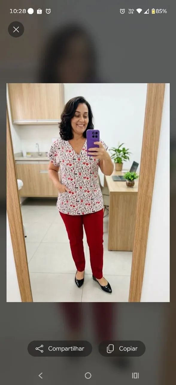 Bata estampada em okiforde - Foto 3