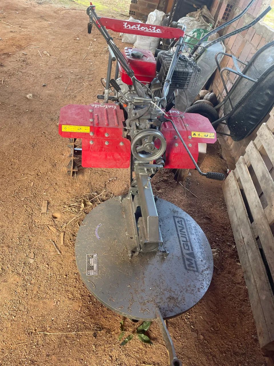 Tratorito Branco de 15hp gasolina - Foto 3