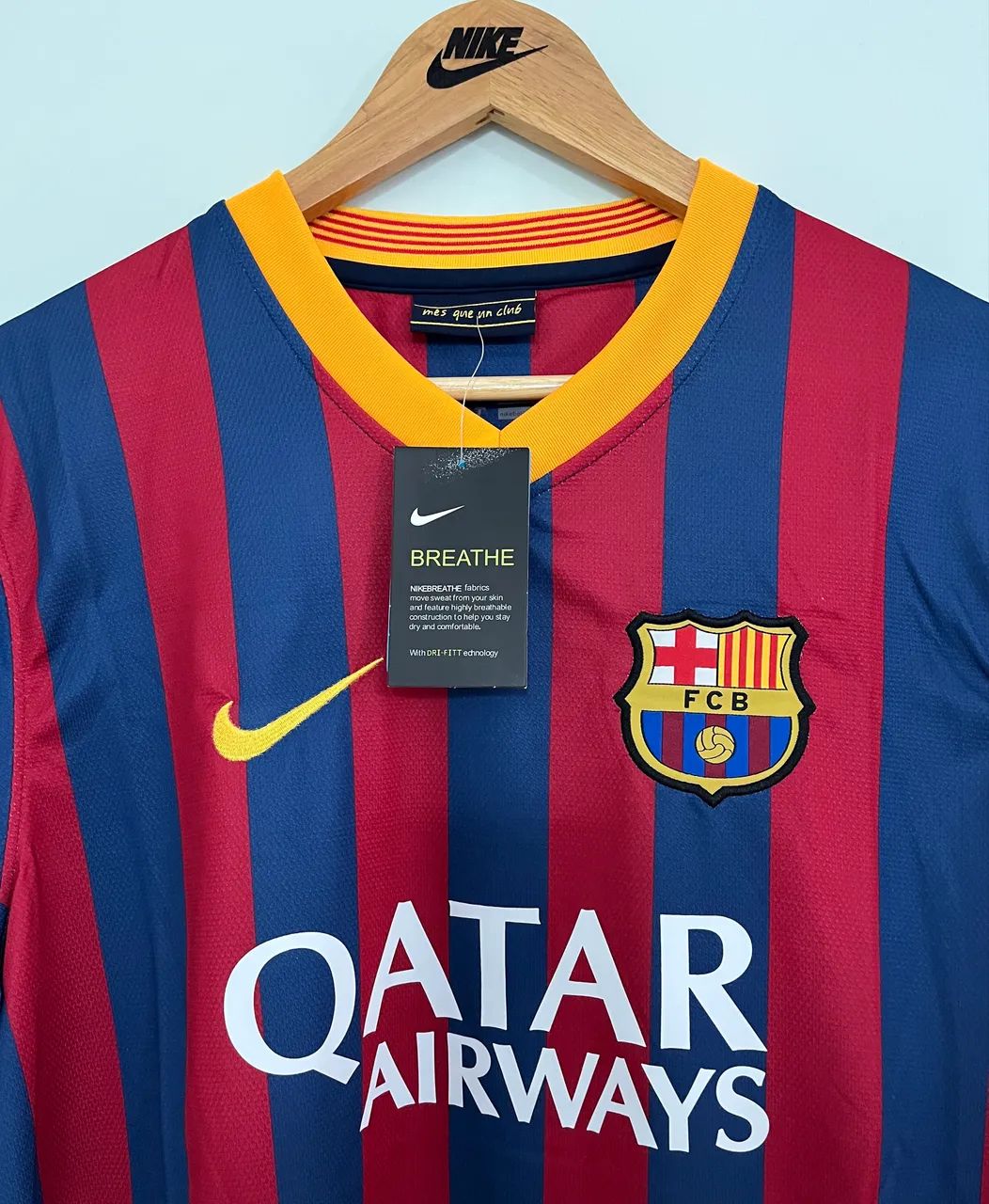Camisa Barcelona 2013 - Modelo Retrô (Pronta Entrega) - Foto 5