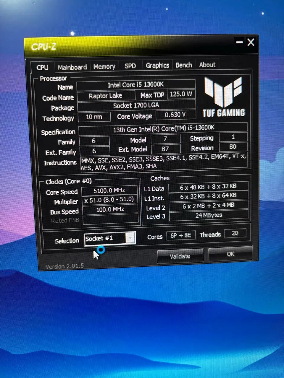 Kit ASUS TUF z790 PLUS Wi-Fi + i5 13600k - Foto 2