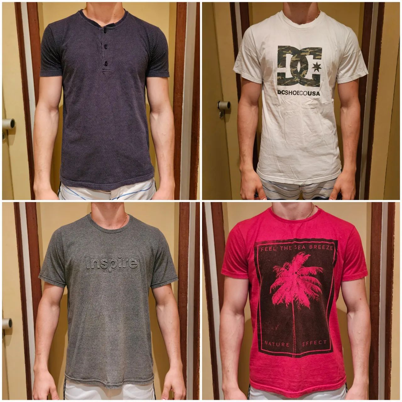 Camisas Algodão Tam P Preço Unitário  - Foto 3