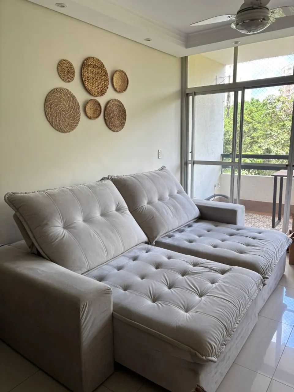 Sofa 2,5m - NAO ENTREGO - Foto 2