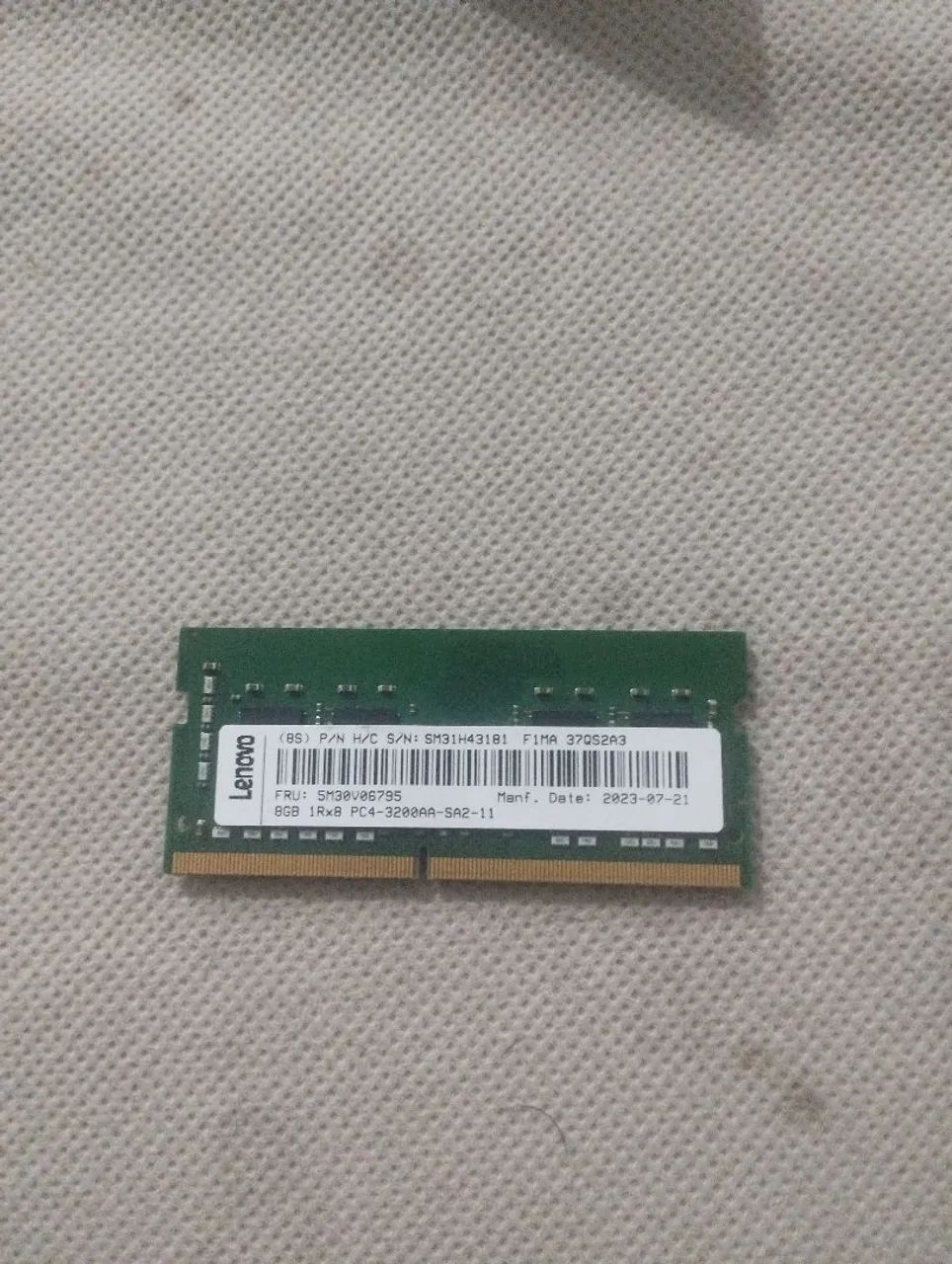 Memória ram de Lenovo ideapad gaming 3i