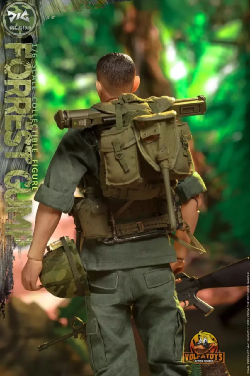 Forrest Gump Traje Militar - 1/6 - DJ-CUSTOM DJ-16008 - Foto 4