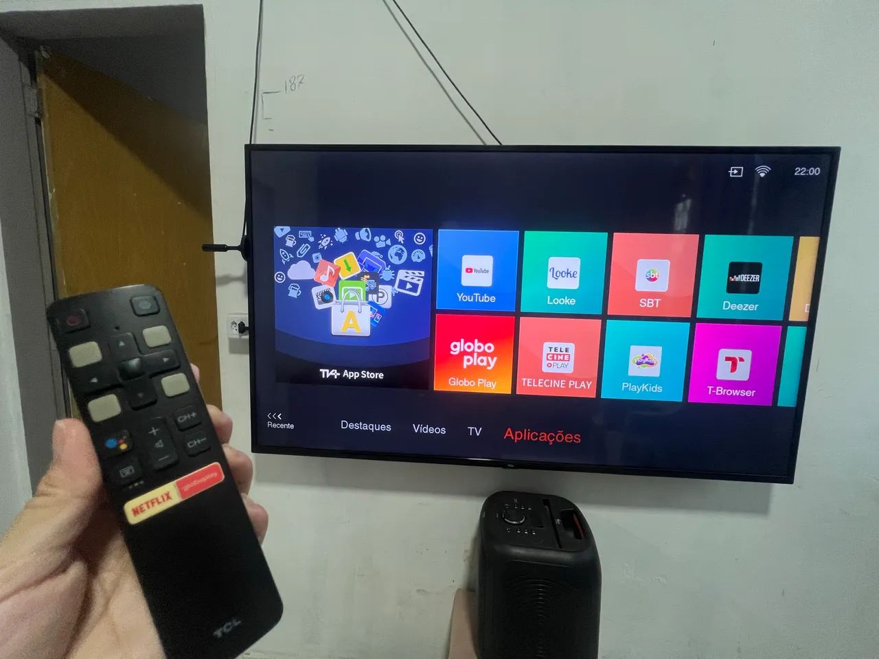 Tv tcl 65 polegadas (retirada tancredo neves)