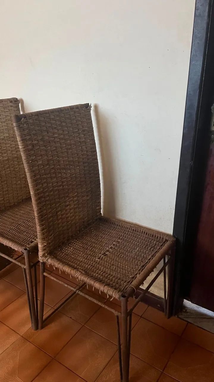 Cadeira Ferro e Vime Recuperar  - Foto 4