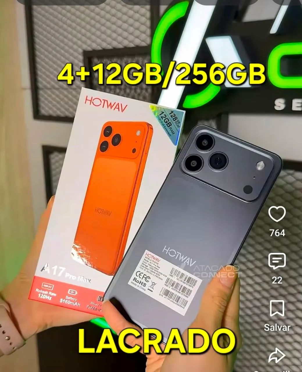 Celular A17 PRO MAX HOTWAV (LACRADO) LANÇAMENTO - Foto 4