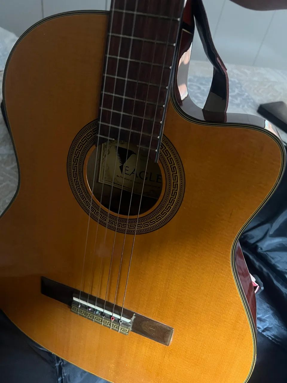 Violão elétrico eagle Ch 800 Nylon