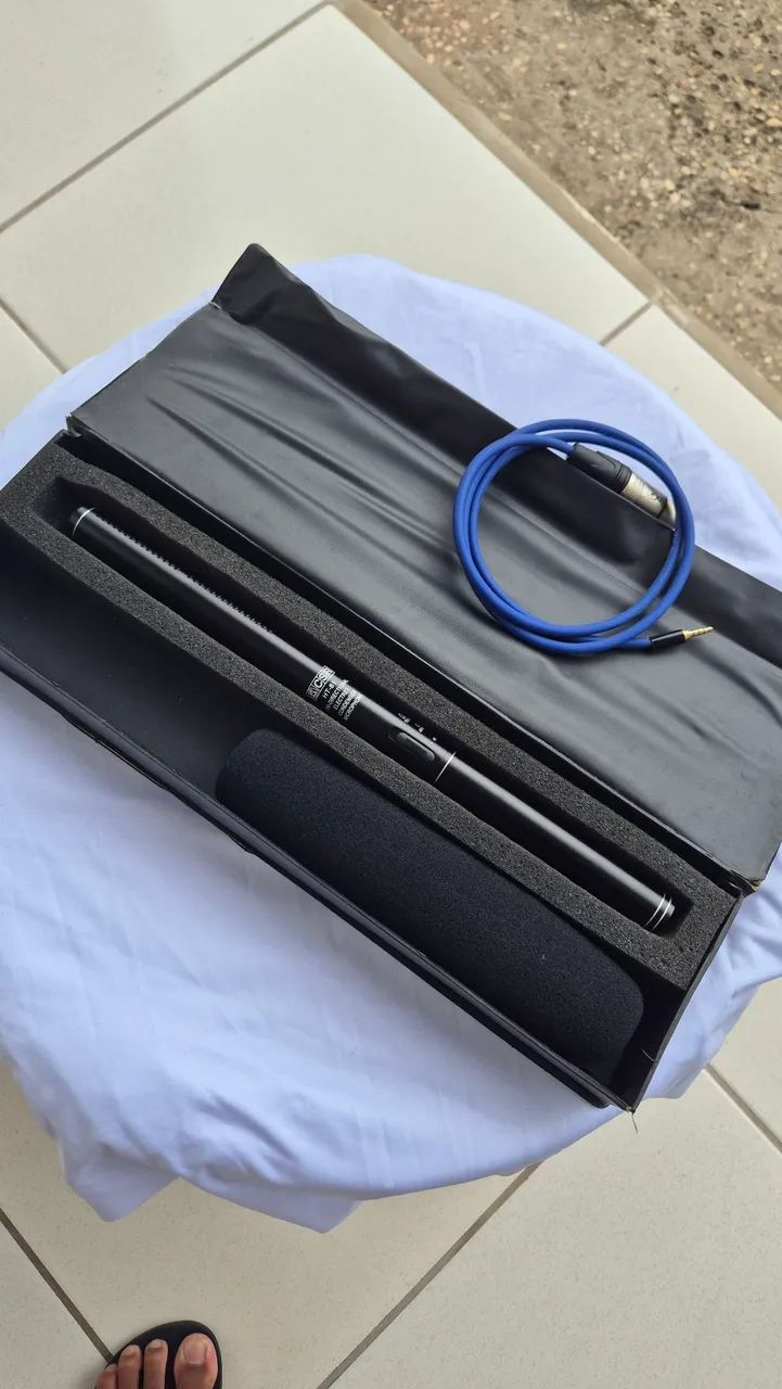 Microfone condensador de estúdio profissional 