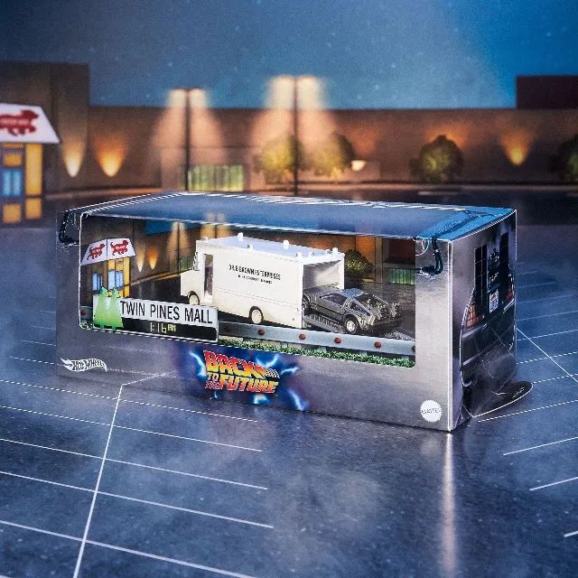 ミニカー Hot Wheels 40th Anniversary Hot Wheels Back to the Future 40th Anniversary Set | Mattel Creations