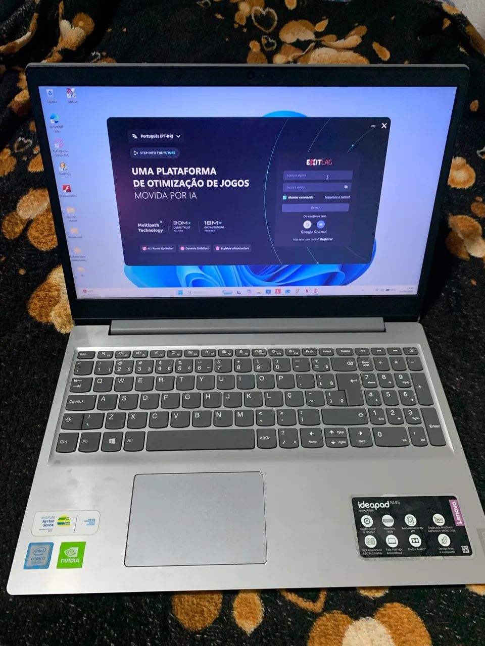 Notebook Lenovo S145 i7-856U 8GB 1TB  