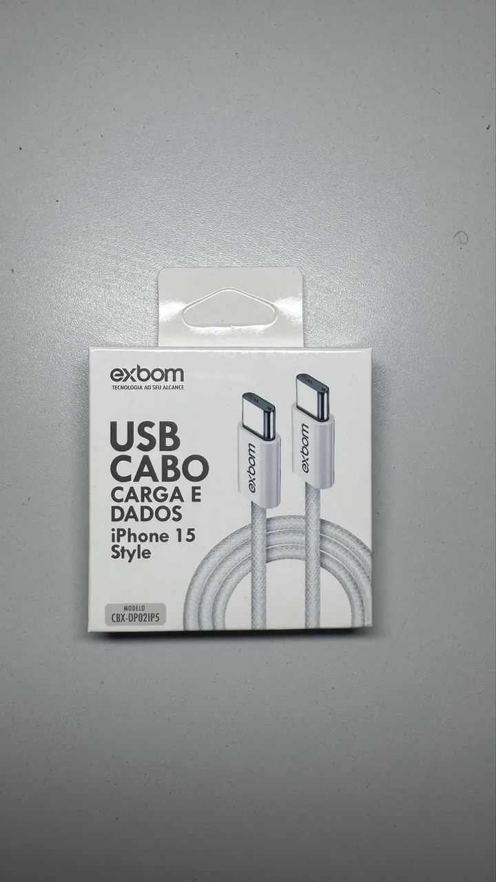 100 unidades de cabo USB C 1 metro